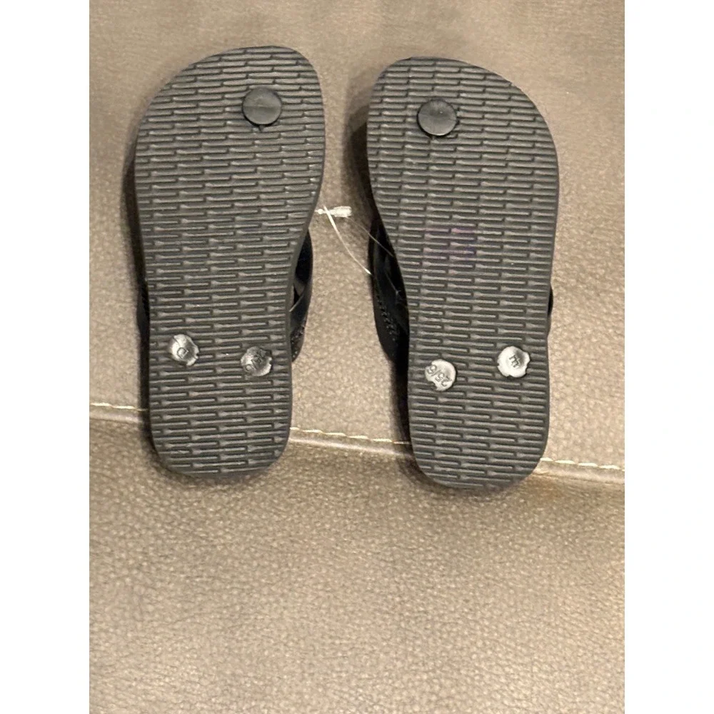Havaianas Flip Flops Batman DC‎ Comics Boys Size 10C Black Sandall